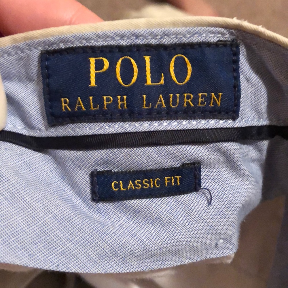 polo by ralph lauren khaki shorts - Picture 3 of 4
